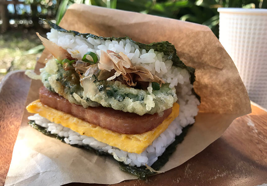 Pork Tamago Onigiri Rice Sandwich