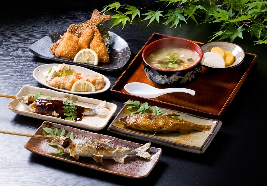 Ayu Sweetfish at Ayuya Restaurant Tokai Region Japan