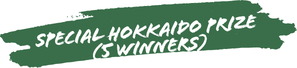Special Hokkaido Prize (5 winners)