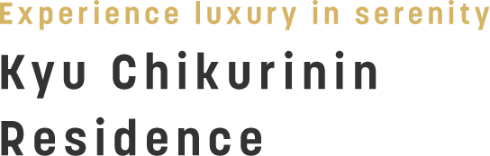 Experience luxury in serenity Kyu Chikurinin Residence